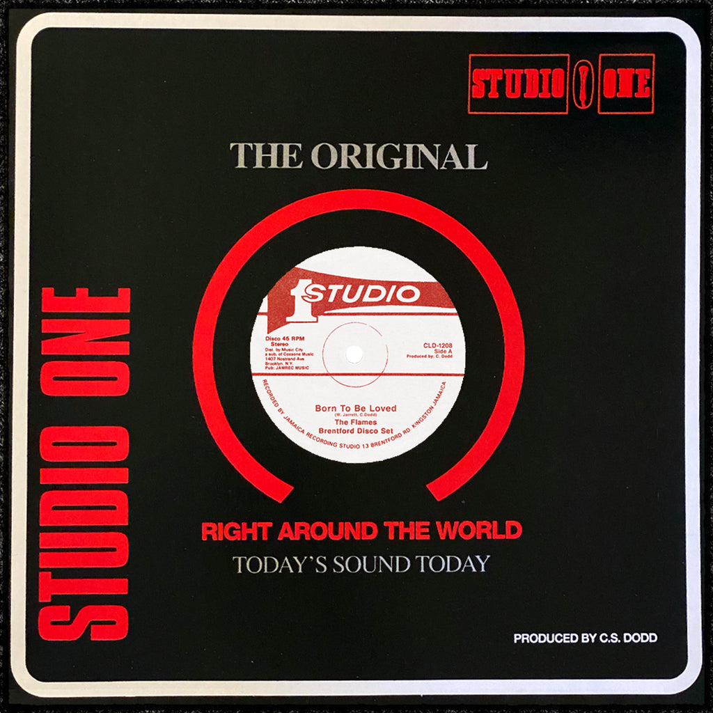 FLAMES Born To Be Loved / JACKIE, ERNEST & JAH STONE Gold Streak