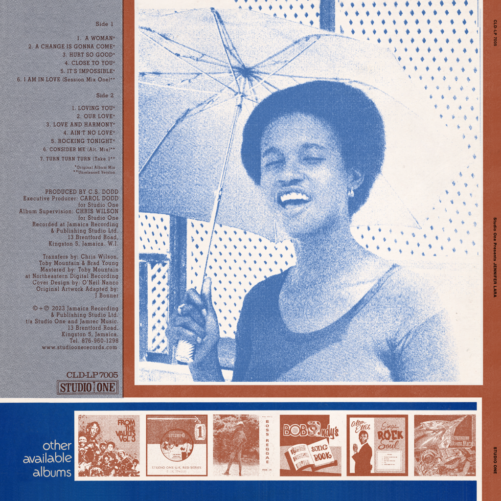 Studio One Presents Jennifer Lara LPレコード JENNIFER LARA. 